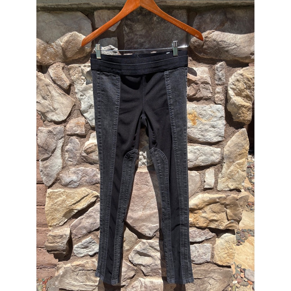 BCBG Maxazria Breeches Equestrian Riding Pants Size Small Black Sizes Zippers